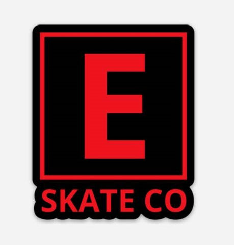 E Squared Logo Sticker