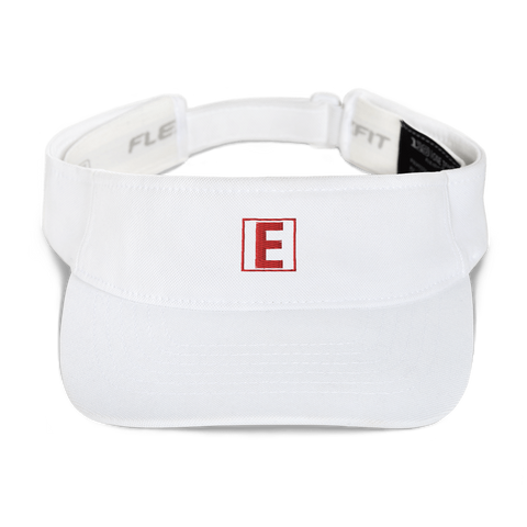 E Squared Logo Visor (White)