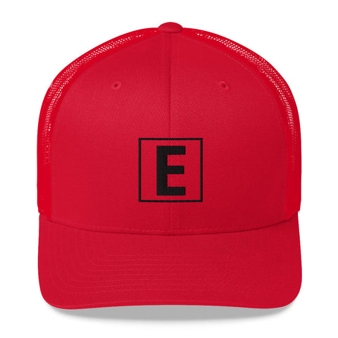 Red Big E Trucker Hat